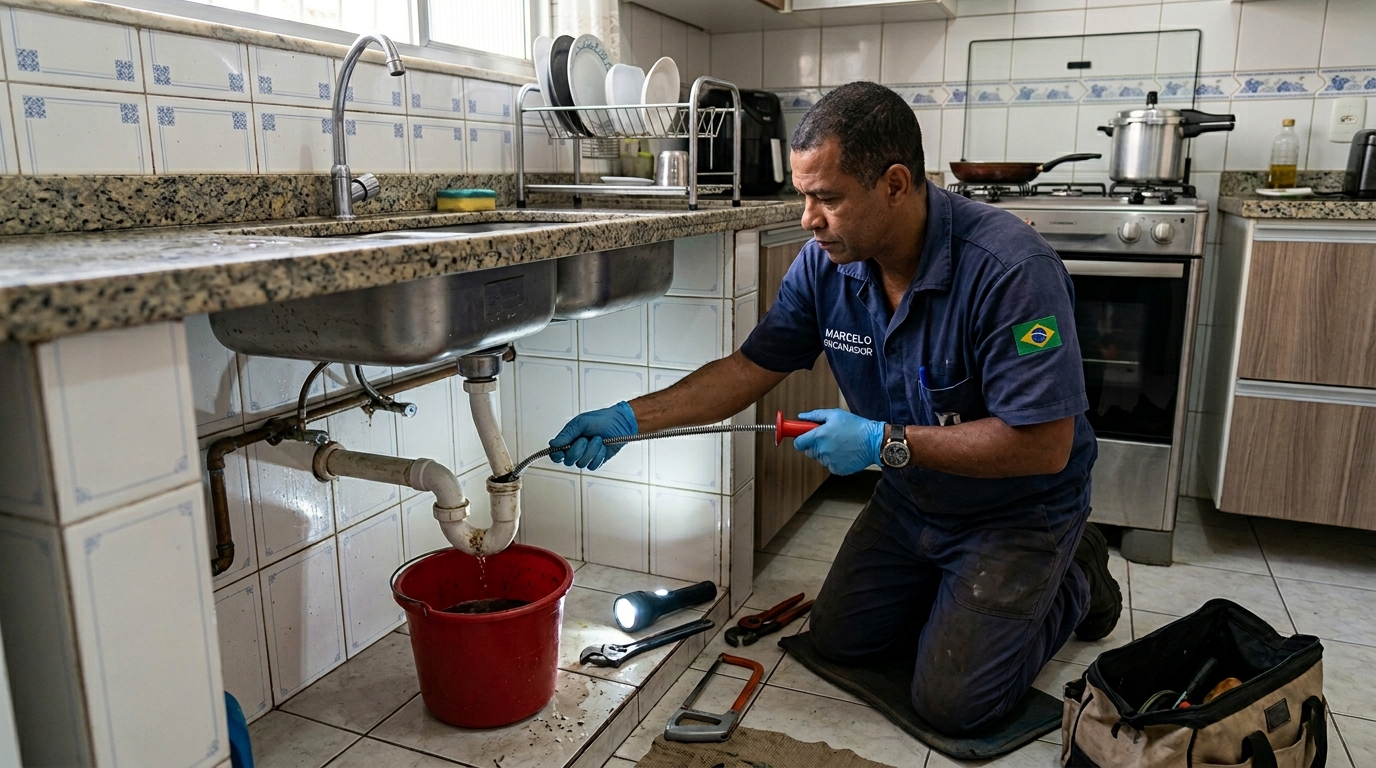 Desentupimento de canos com jato de alta pressão em Campina Grande-PB