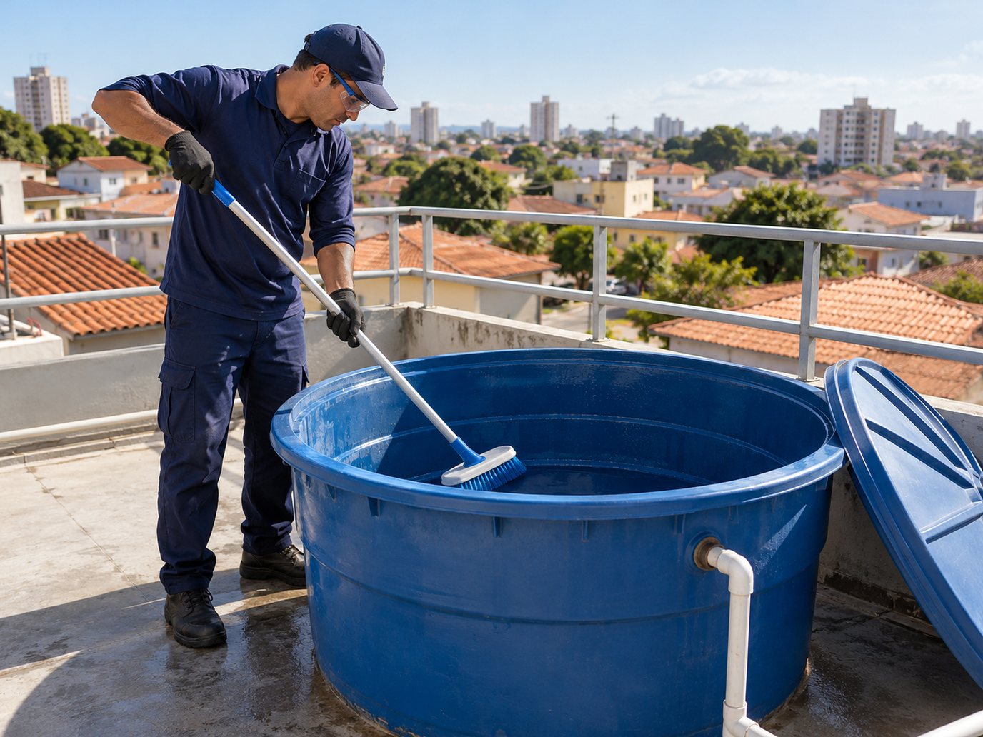 Limpeza de Caixa d'Água em Campina Grande‑PB